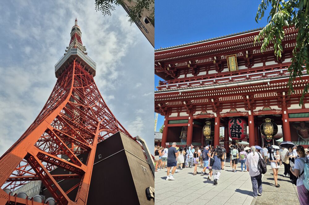 Tokyo Tower e Sensō-ji